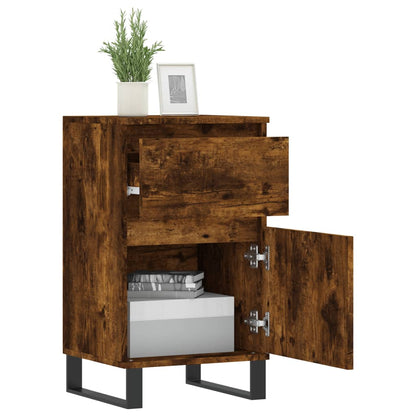 Credenza Rovere Fumo 40x35x70 cm in Legno Multistrato | homemem39