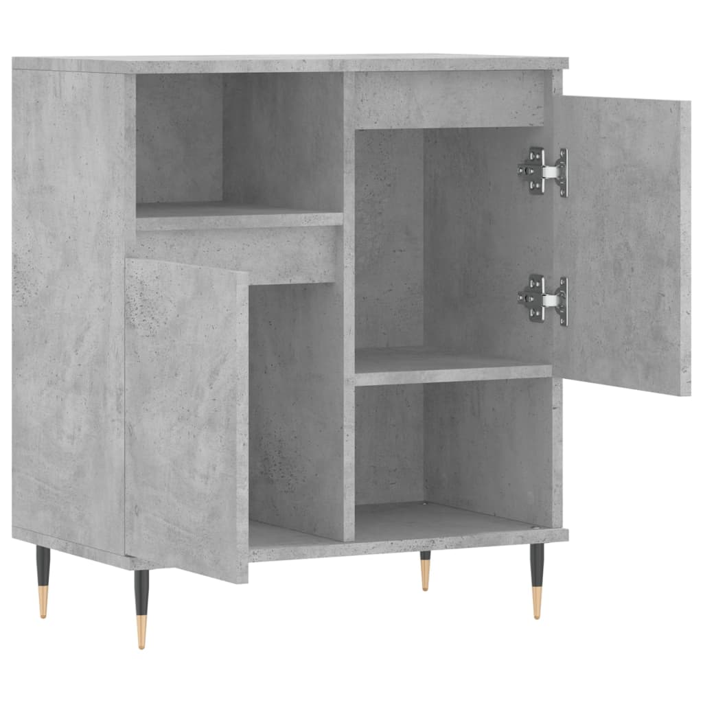 Credenza Grigio Cemento 60x35x70 cm in Legno Multistrato | homemem39