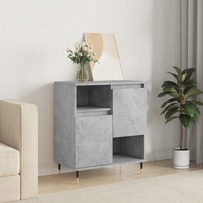 Credenza Grigio Cemento 60x35x70 cm in Legno Multistrato | homemem39