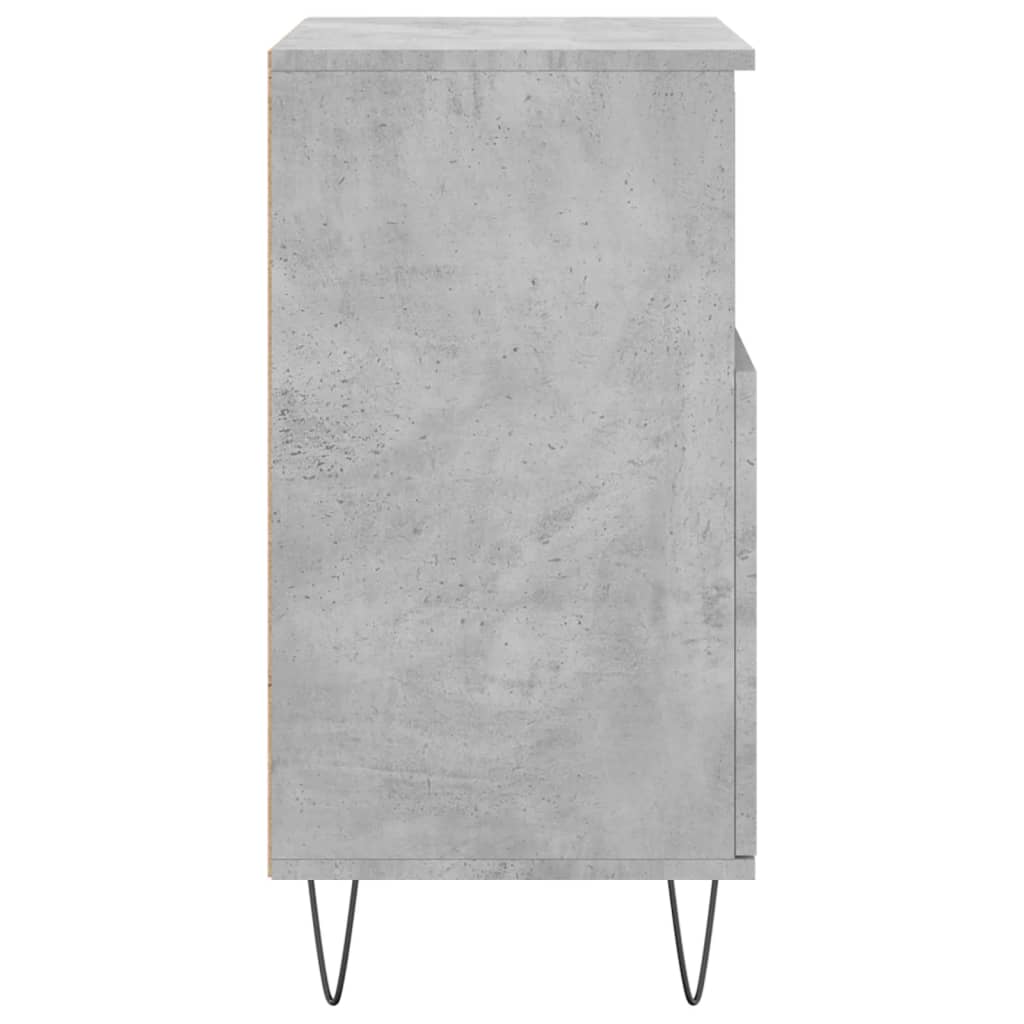 Credenza Grigio Cemento 60x35x70 cm in Legno Multistrato - homemem39
