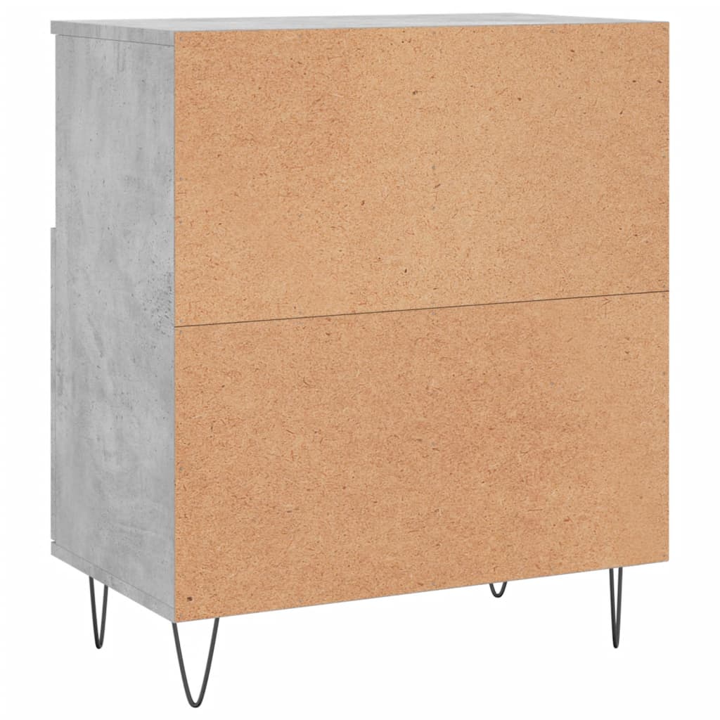 Credenza Grigio Cemento 60x35x70 cm in Legno Multistrato - homemem39