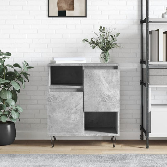 Credenza Grigio Cemento 60x35x70 cm in Legno Multistrato | homemem39