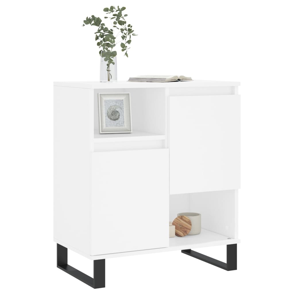 Credenza Bianca 60x35x70 cm in Legno Multistrato - homemem39