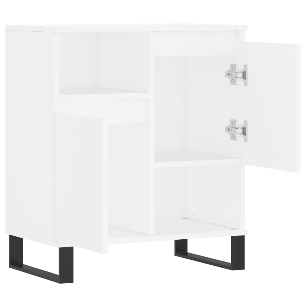 Credenza Bianca 60x35x70 cm in Legno Multistrato - homemem39
