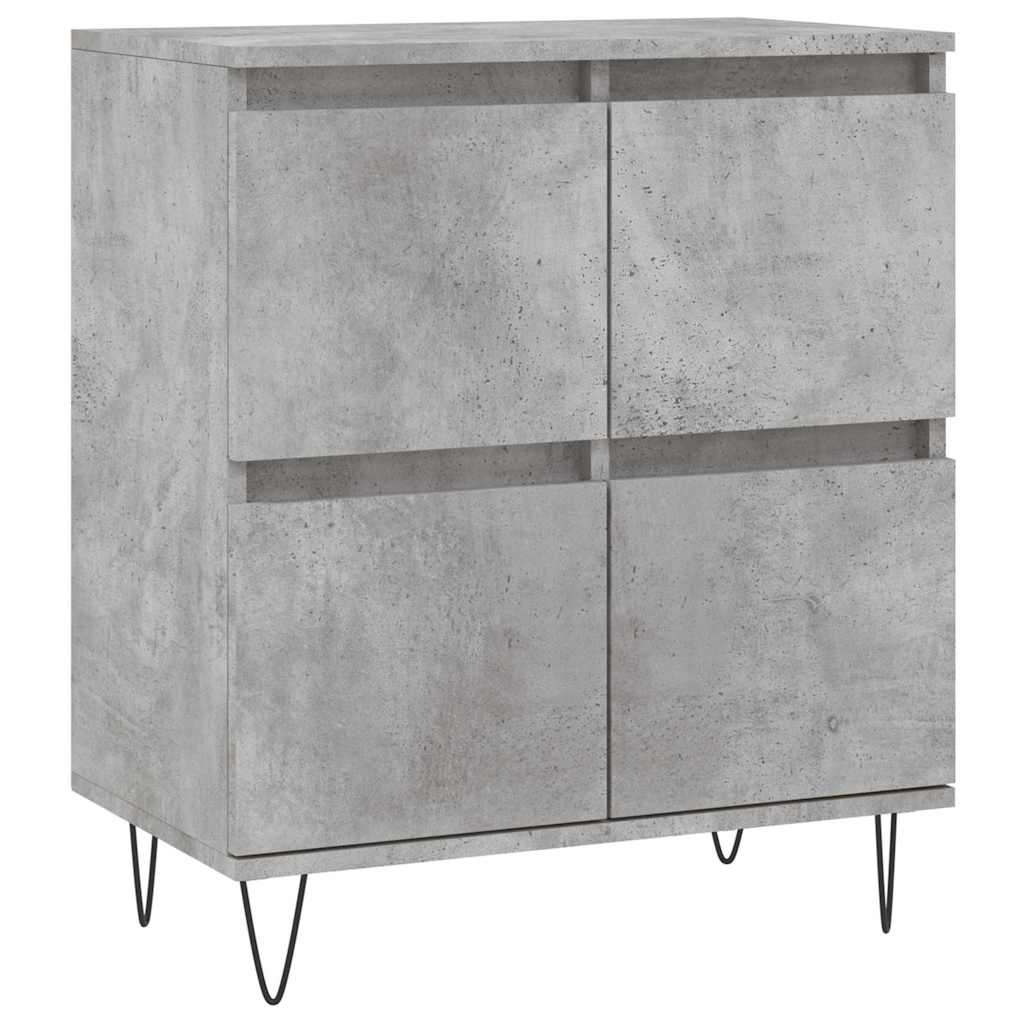 Credenza Grigio Cemento 60x35x70 cm in Legno Multistrato | homemem39