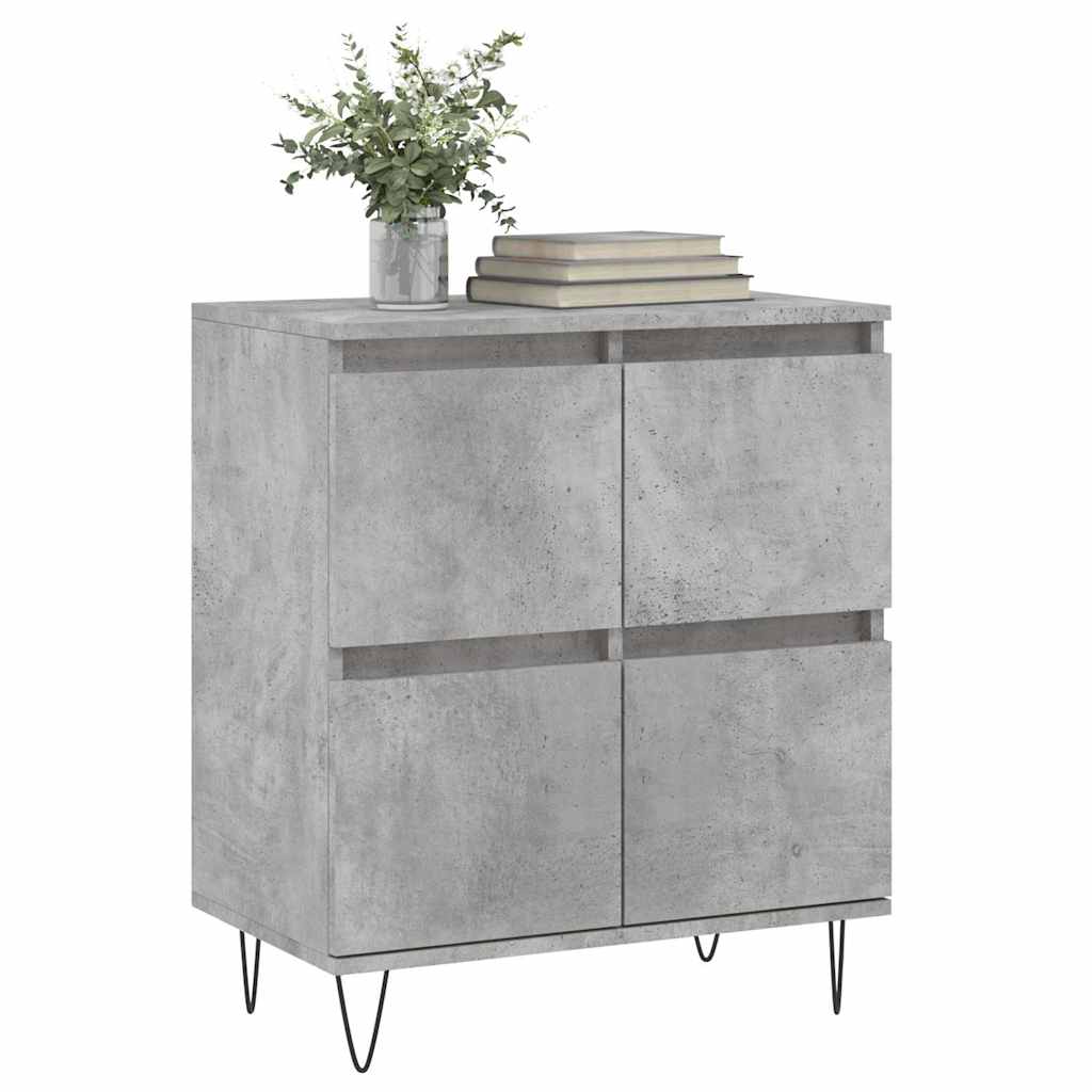Credenza Grigio Cemento 60x35x70 cm in Legno Multistrato | homemem39