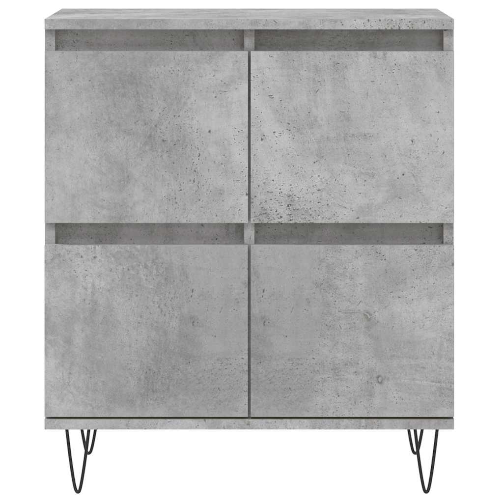 Credenza Grigio Cemento 60x35x70 cm in Legno Multistrato | homemem39