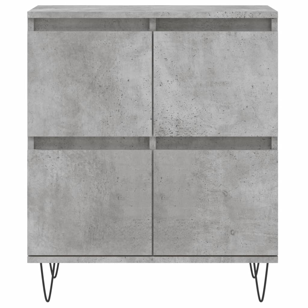 Credenza Grigio Cemento 60x35x70 cm in Legno Multistrato - homemem39