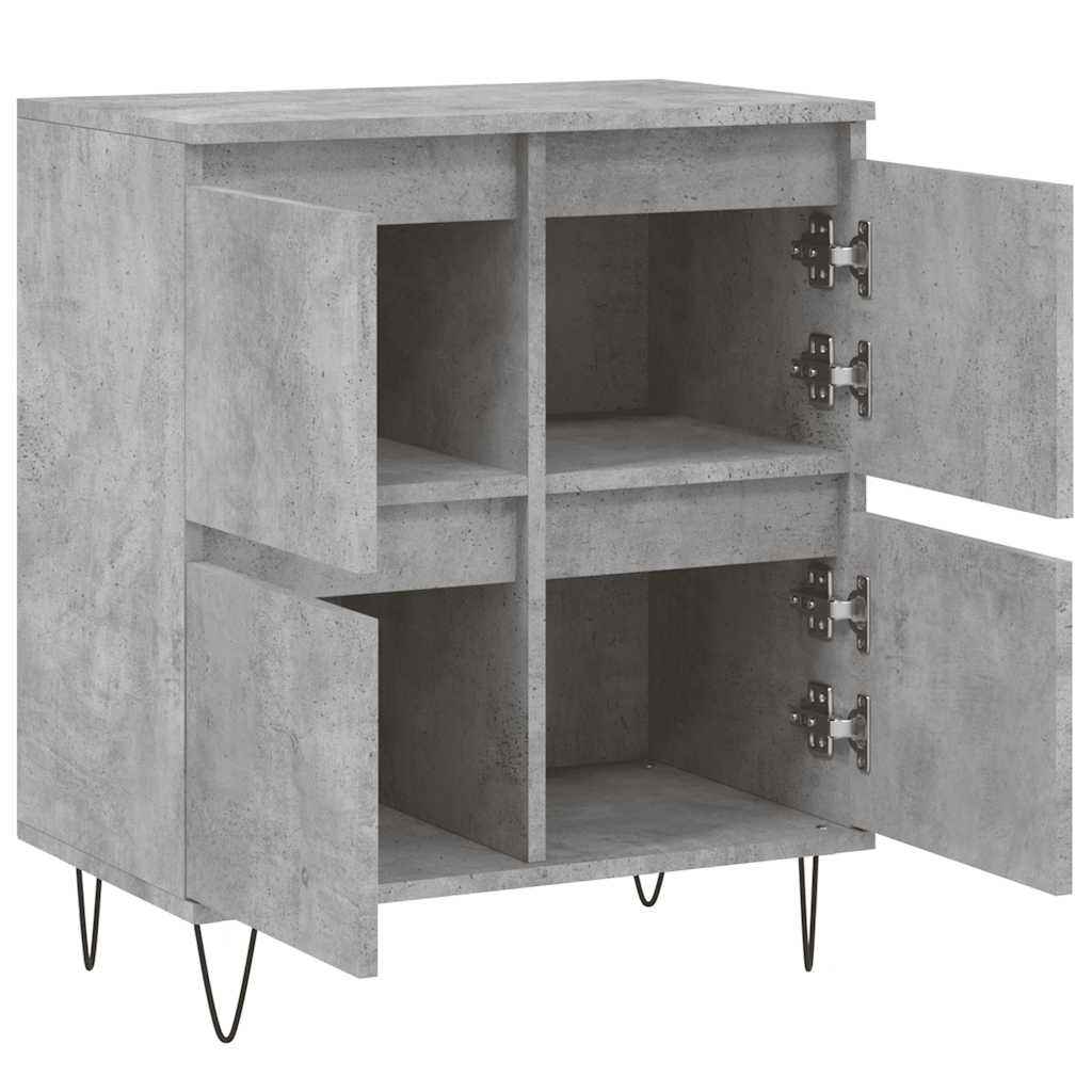 Credenza Grigio Cemento 60x35x70 cm in Legno Multistrato | homemem39