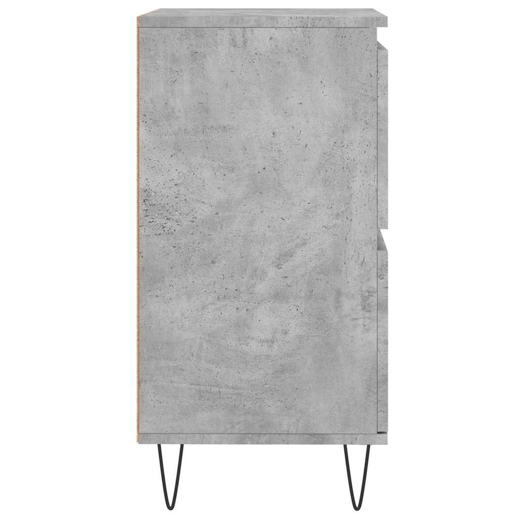 Credenza Grigio Cemento 60x35x70 cm in Legno Multistrato | homemem39