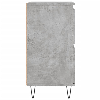 Credenza Grigio Cemento 60x35x70 cm in Legno Multistrato - homemem39
