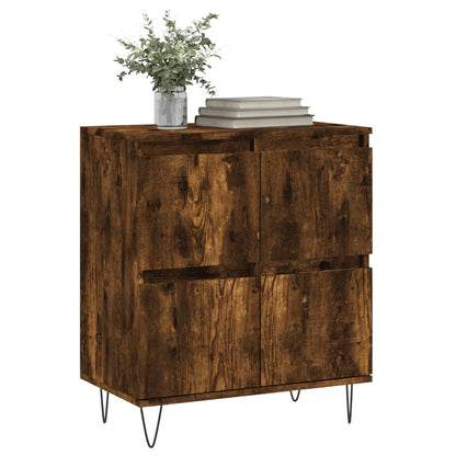 Credenza Rovere Fumo 60x35x70 cm in Legno Multistrato | homemem39