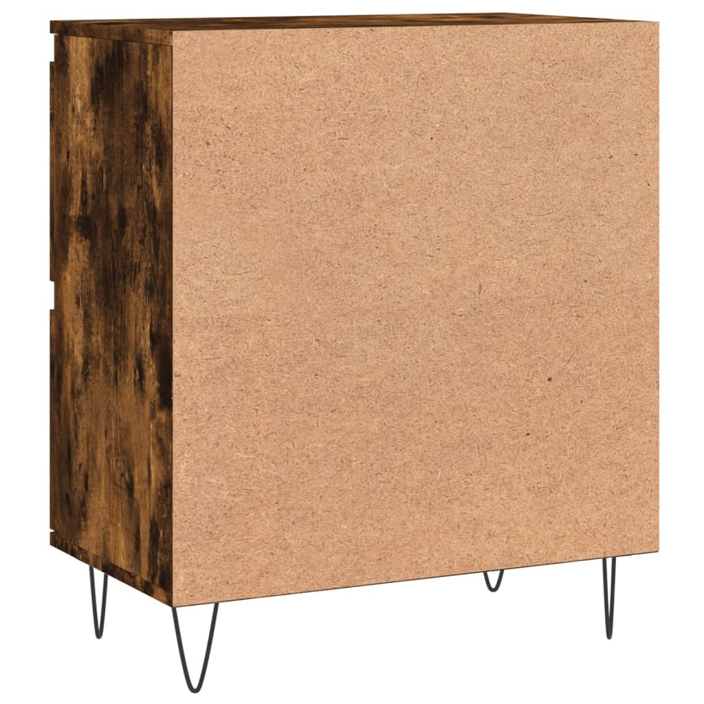 Credenza Rovere Fumo 60x35x70 cm in Legno Multistrato | homemem39