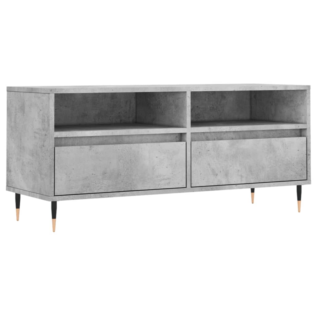 Mobile per TV Grigio Cemento 100x34,5x44,5 cm Legno Multistrato - homemem39