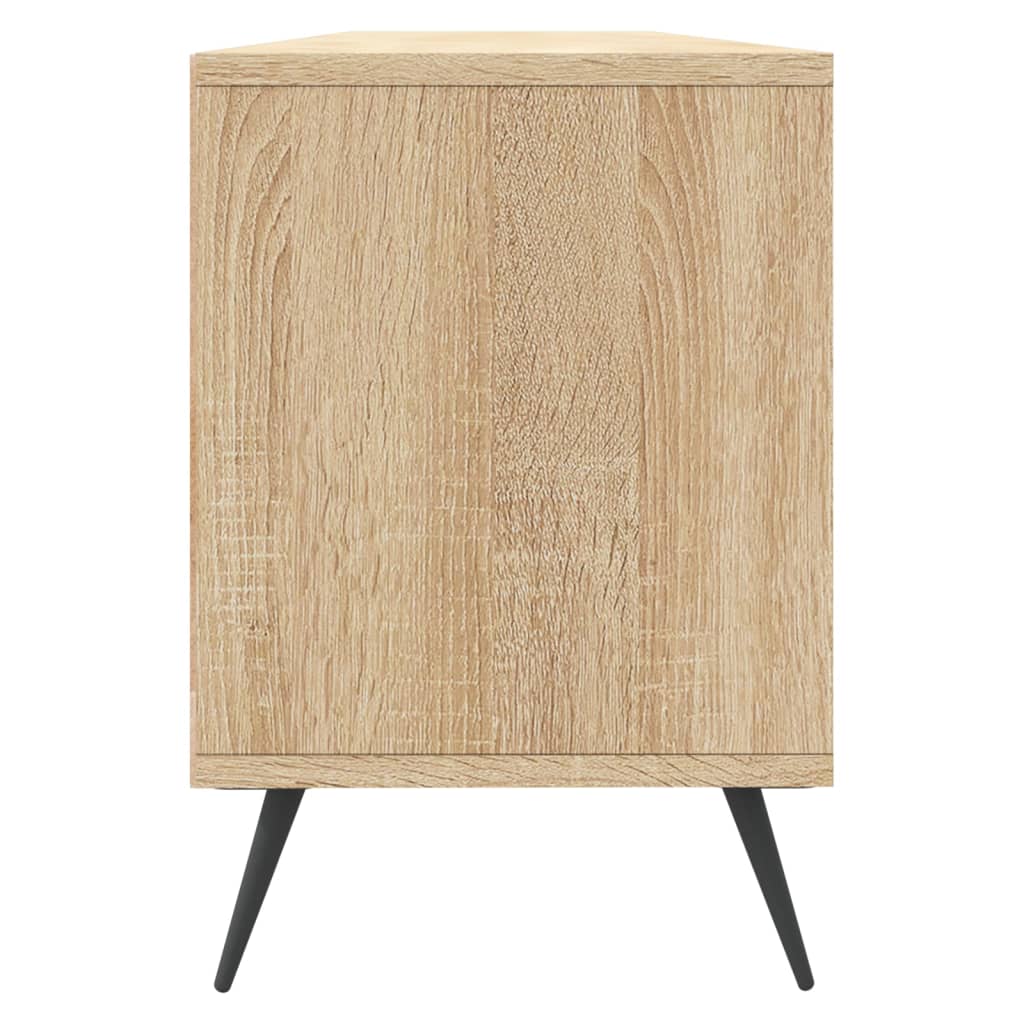 Mobile Porta TV Rovere Sonoma 150x30x44,5 cm Legno Multistrato - homemem39