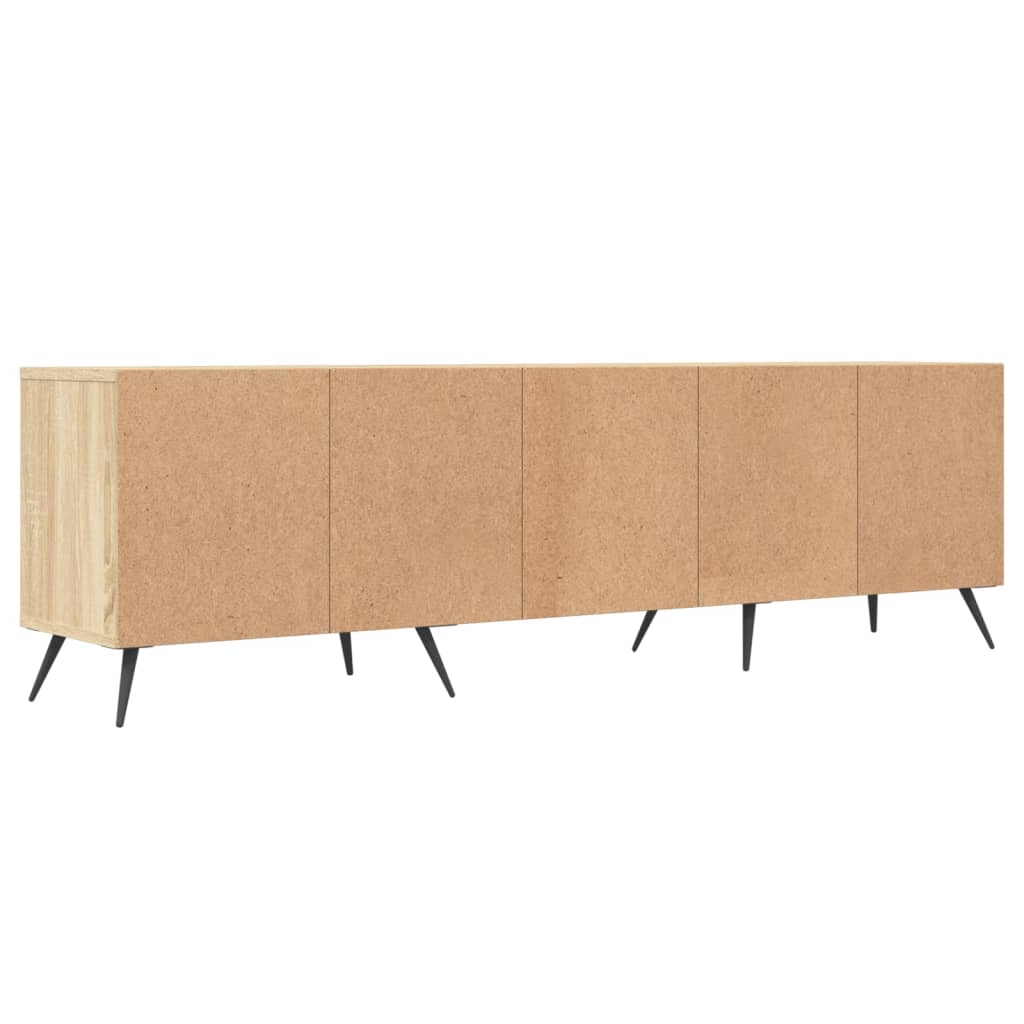 Mobile Porta TV Rovere Sonoma 150x30x44,5 cm Legno Multistrato - homemem39