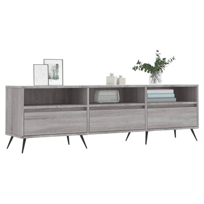 Mobile Porta TV Grigio Sonoma 150x30x44,5 cm Legno Multistrato - homemem39