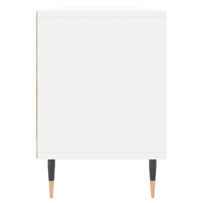 Mobile Porta TV Bianco 150x30x44,5 cm in Legno Multistrato