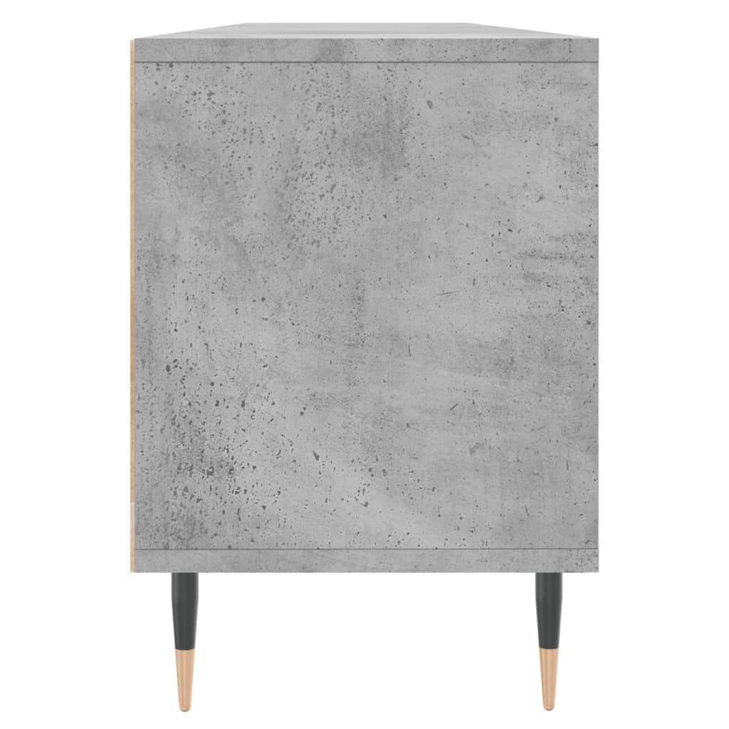 Mobile TV Grigio Cemento 150x30x44,5 cm Legno Multistrato - homemem39