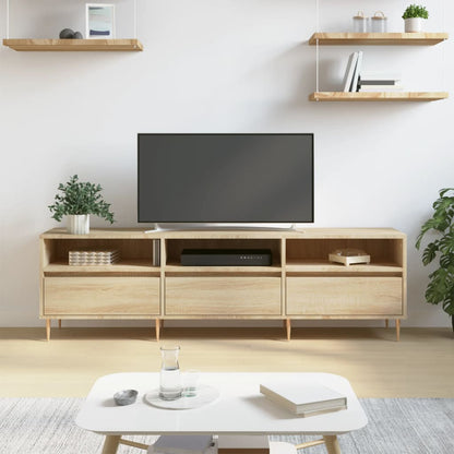 Mobile Porta TV Rovere Sonoma 150x30x44,5 cm Legno Multistrato - homemem39