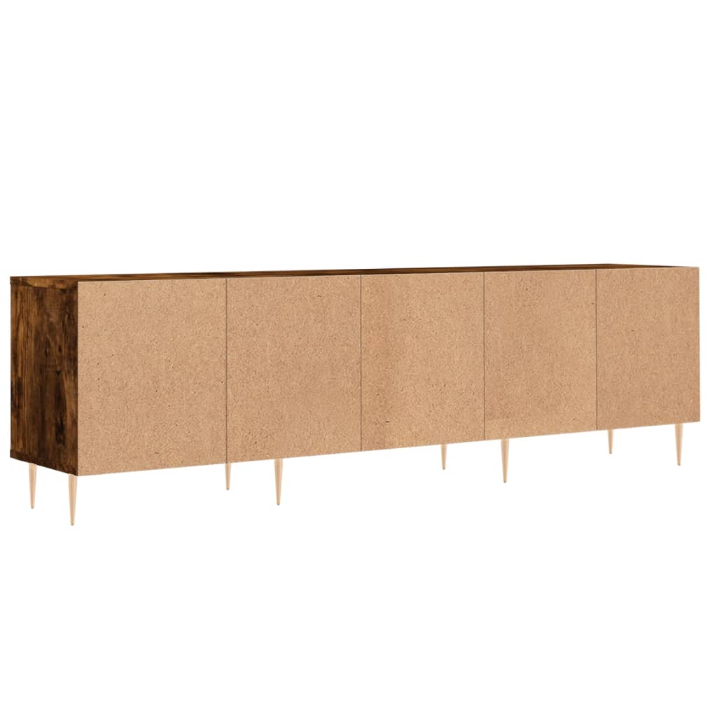 Mobile Porta TV Rovere Fumo 150x30x44,5 cm in Legno Multistrato - homemem39