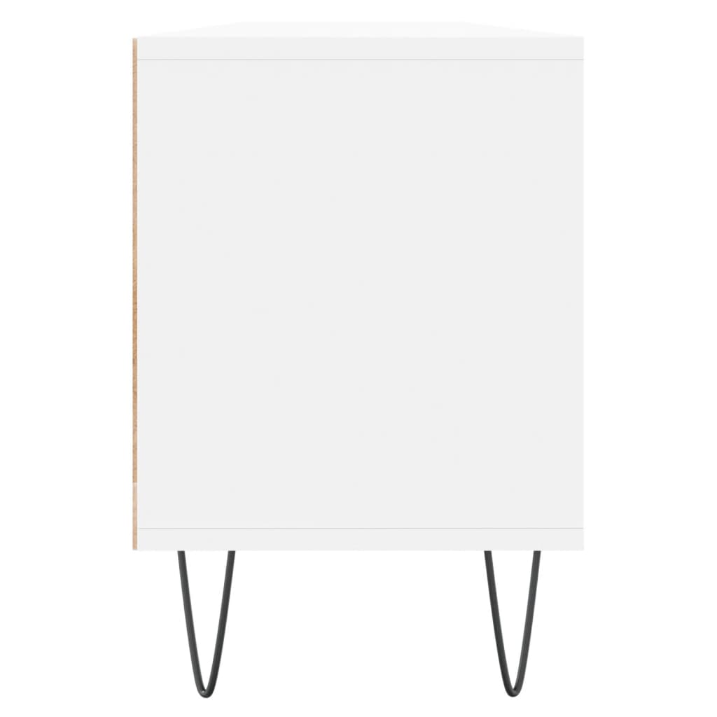 Mobile Porta TV Bianco 150x30x44,5 cm in Legno Multistrato - homemem39
