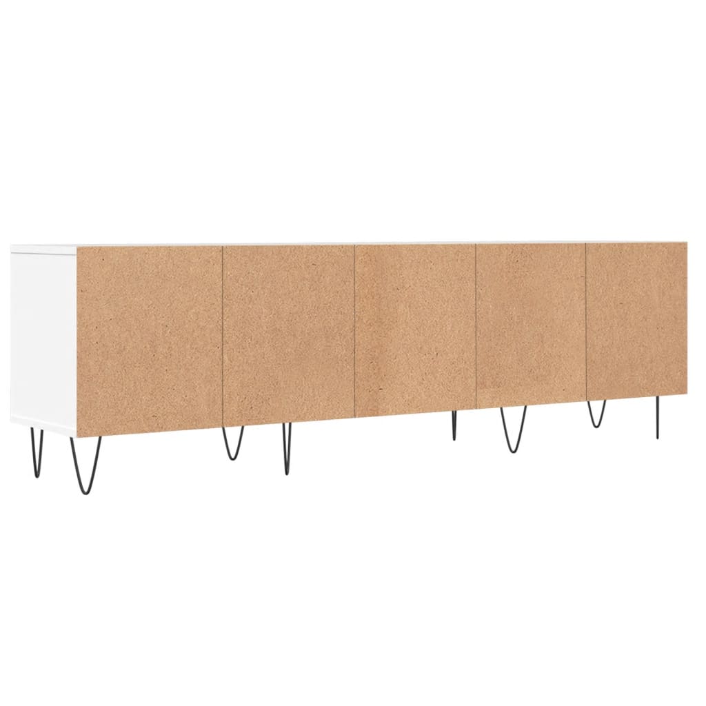 Mobile Porta TV Bianco 150x30x44,5 cm in Legno Multistrato - homemem39