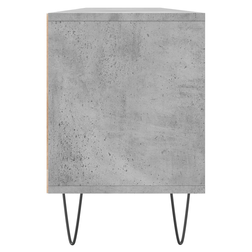 Mobile TV Grigio Cemento 150x30x44,5 cm Legno Multistrato - homemem39