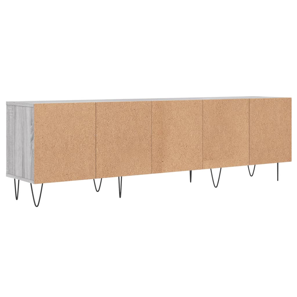 Mobile Porta TV Grigio Sonoma 150x30x44,5 cm Legno Multistrato - homemem39
