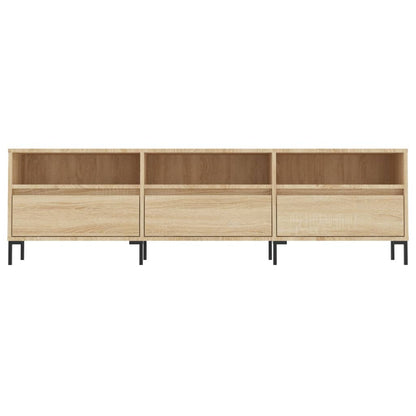 Mobile Porta TV Rovere Sonoma 150x30x44,5 cm Legno Multistrato - homemem39