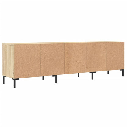 Mobile Porta TV Rovere Sonoma 150x30x44,5 cm Legno Multistrato - homemem39