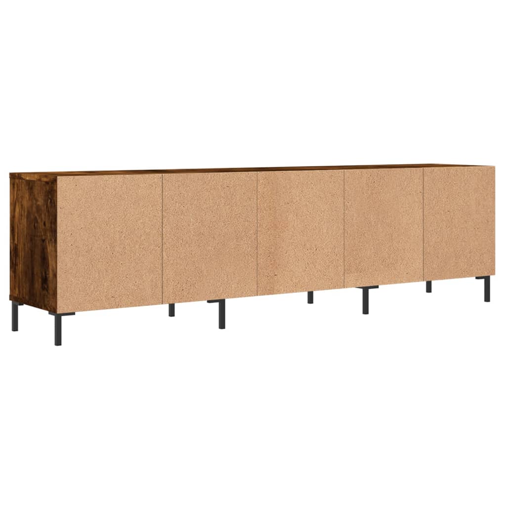 Mobile Porta TV Rovere Fumo 150x30x44,5 cm in Legno Multistrato - homemem39