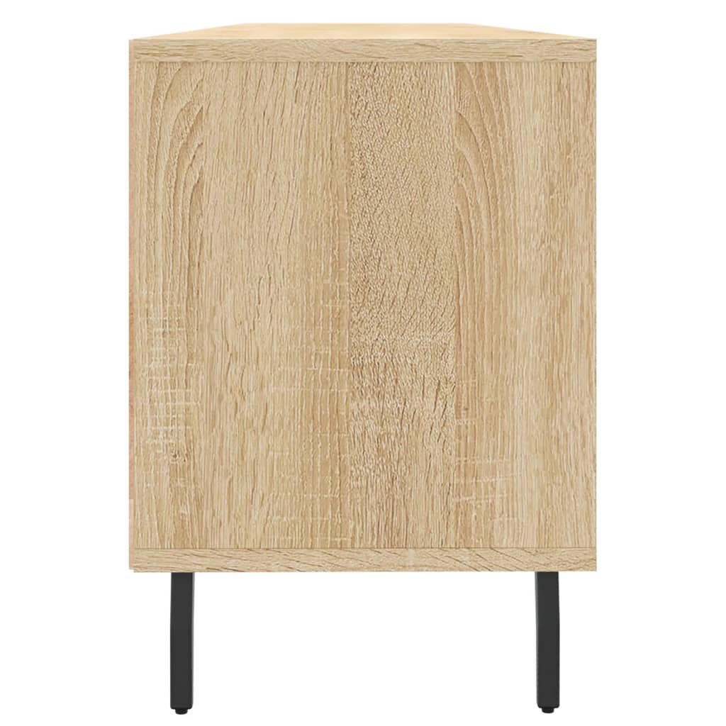 Mobile Porta TV Rovere Sonoma 150x30x44,5 cm Legno Multistrato - homemem39