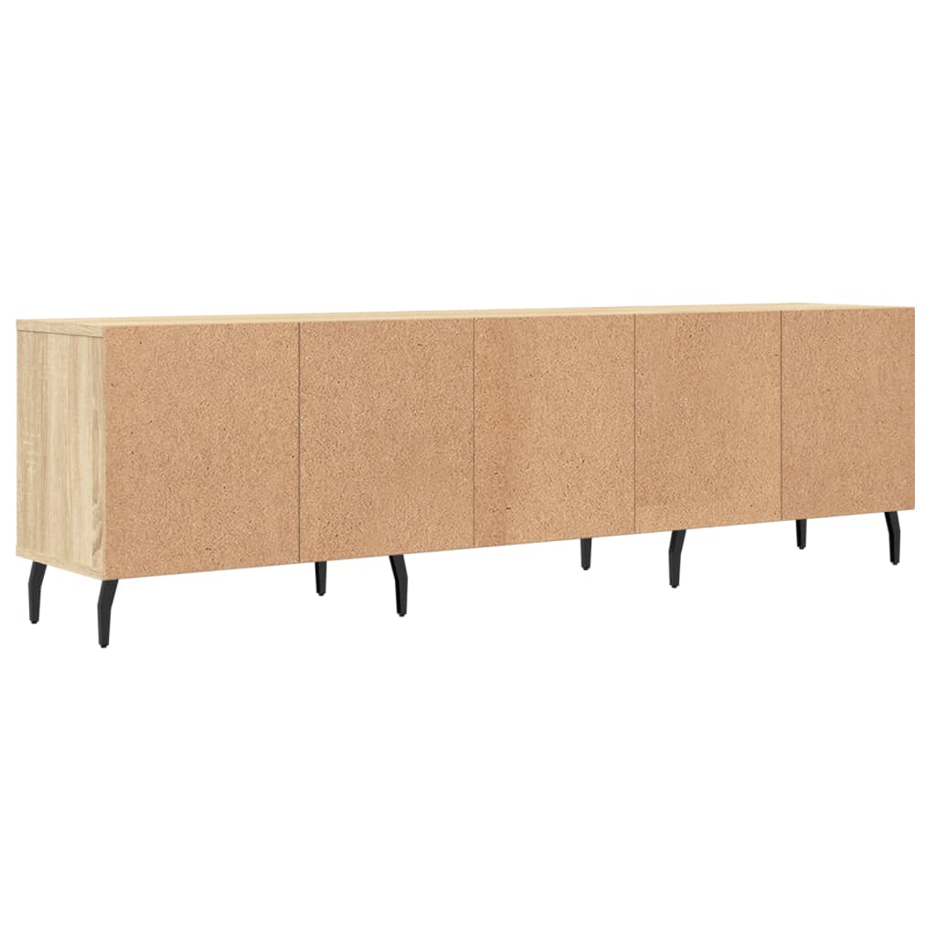 Mobile Porta TV Rovere Sonoma 150x30x44,5 cm Legno Multistrato - homemem39