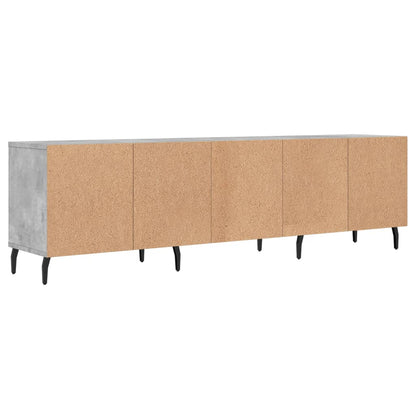 Mobile TV Grigio Cemento 150x30x44,5 cm Legno Multistrato - homemem39
