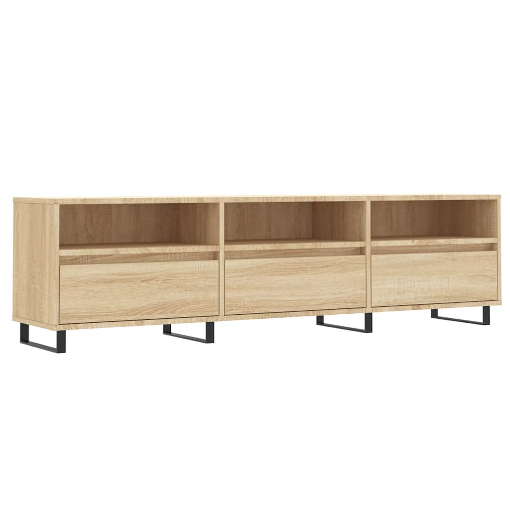 Mobile Porta TV Rovere Sonoma 150x30x44,5 cm Legno Multistrato