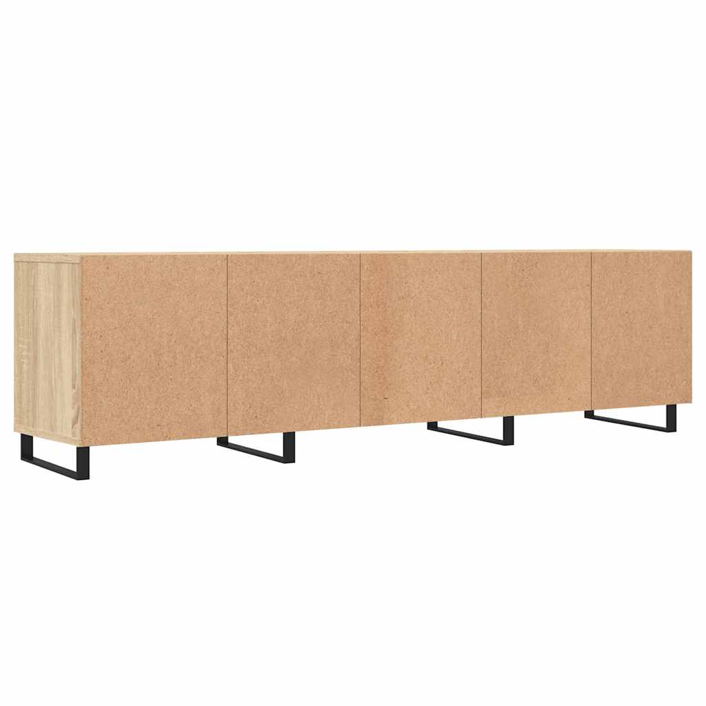 Mobile Porta TV Rovere Sonoma 150x30x44,5 cm Legno Multistrato