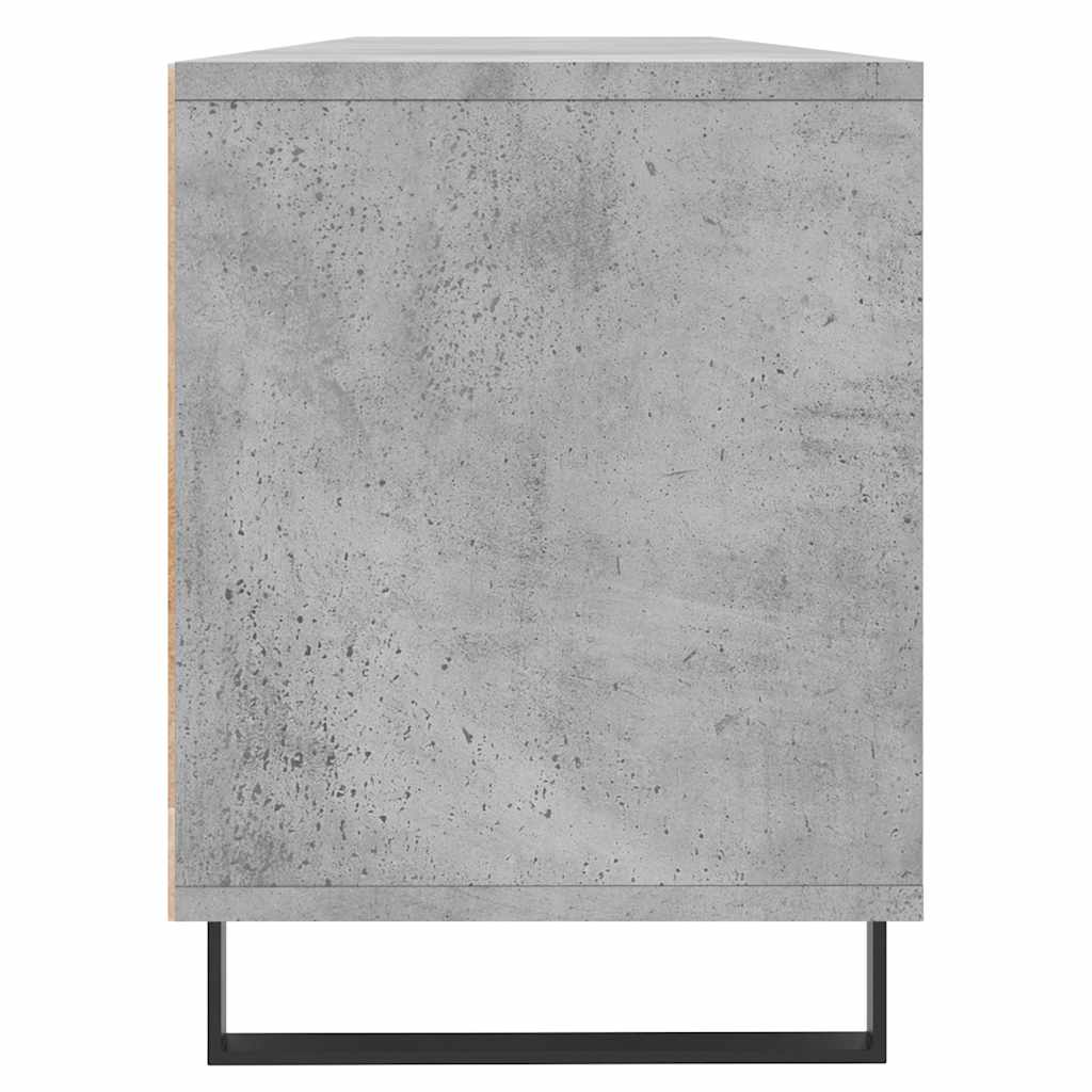 Mobile TV Grigio Cemento 150x30x44,5 cm Legno Multistrato - homemem39