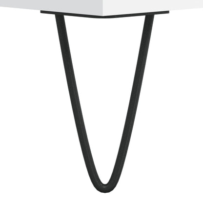 Armadietto da Bagno Bianco 30x30x190 cm in Legno Multistrato | homemem39