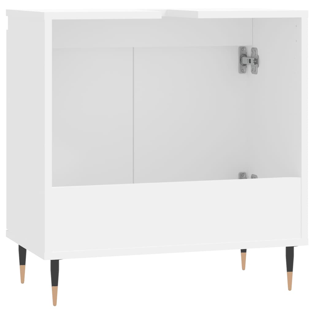 Mobile da Bagno Bianco 58x33x60 cm in Legno Multistrato | homemem39