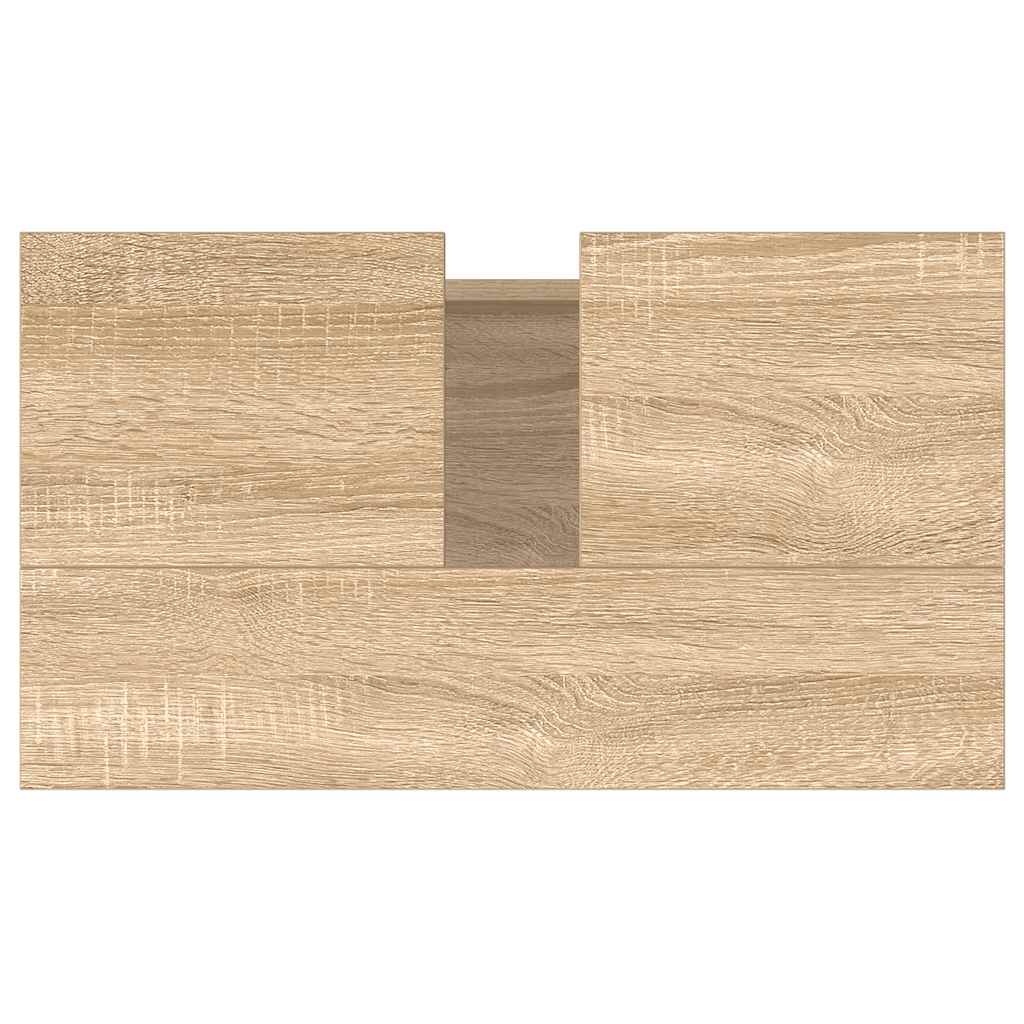 Mobile da Bagno Rovere Sonoma 58x33x60 cm in Legno Multistrato