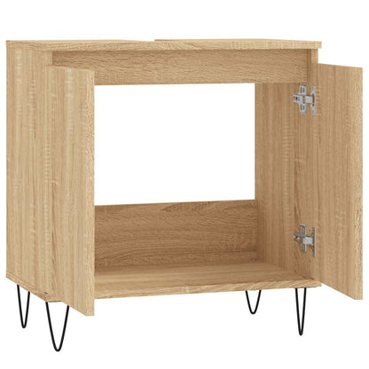 Mobile da Bagno Rovere Sonoma 58x33x60 cm in Legno Multistrato | homemem39