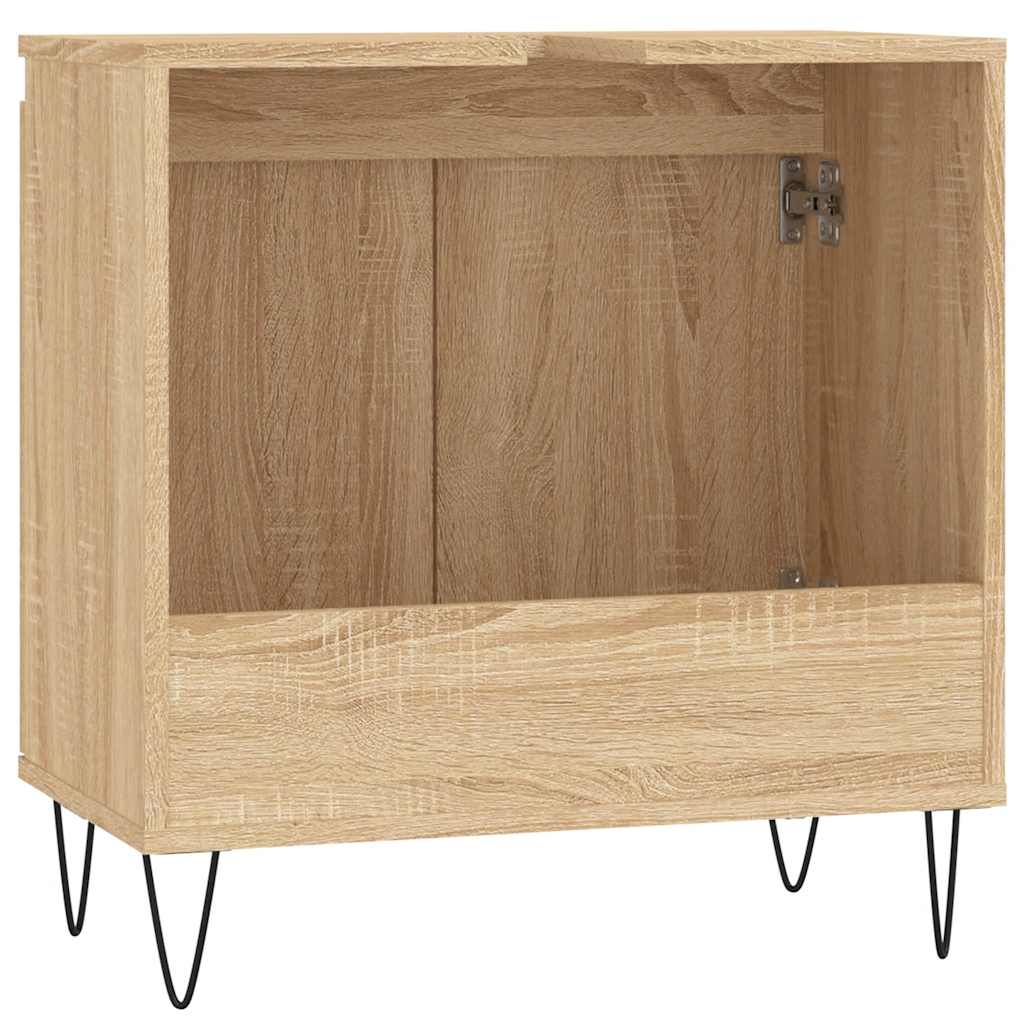 Mobile da Bagno Rovere Sonoma 58x33x60 cm in Legno Multistrato | homemem39