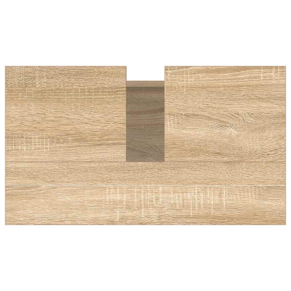 Mobile da Bagno Rovere Sonoma 58x33x60 cm in Legno Multistrato | homemem39