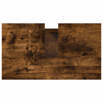 Armadietto Bagno Rovere Fumo 58x33x60 cm in Legno Multistrato | homemem39