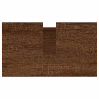 Armadietto Bagno Rovere Marrone 58x33x60cm in Legno Multistrato | homemem39
