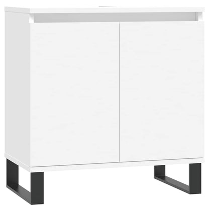 Mobile da Bagno Bianco 58x33x60 cm in Legno Multistrato | homemem39