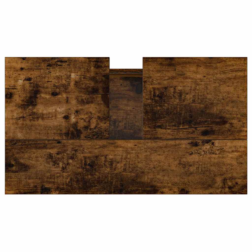 Armadietto Bagno Rovere Fumo 58x33x60 cm in Legno Multistrato | homemem39