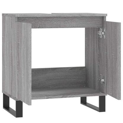 Mobile da Bagno Grigio Sonoma 58x33x60 cm in Legno Multistrato | homemem39