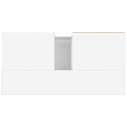 Armadietto da Bagno Bianco 65x33x60 cm in Legno Multistrato | homemem39